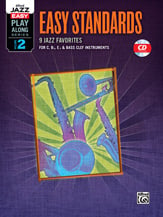 ALFRED JAZZ EASY PLAY ALONG SERIES #2 EASY STANDARDS BK/CD C, B FLAT, E FLAT, BC cover Thumbnail